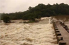 Rivers over flowing, Rain reduces